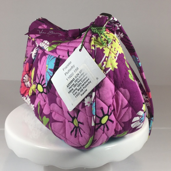 💖NWT💖VERA BRADLEY✨FLUTTERBY FRANNIE CROSSBODY PURSE - Picture 5 of 8